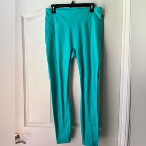XL, Aqua, Fabletics workout/Yoga leggings. Tags attached